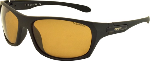 [9340457018908] Mangrove Jacks Crusader C4 Matte Black / Brown Polarised Lenses