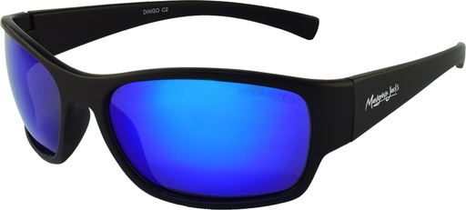 [9337217012115] Mangrove Jacks Dingo C2 Matte Black / Blue Revo Polarised Lenses