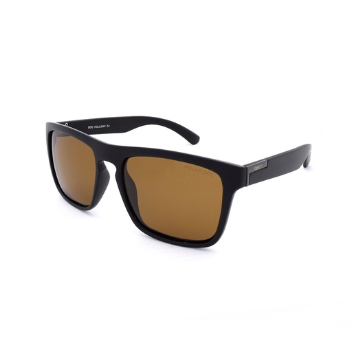 [9337217012825] Mangrove Jacks Doc Holliday C4 Matte Black / Brown Polarised Lenses