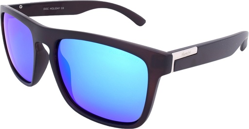 [9340457023230] Mangrove Jacks Doc Holliday C8 Matte Black / Ice Blue Revo Polarised Lenses
