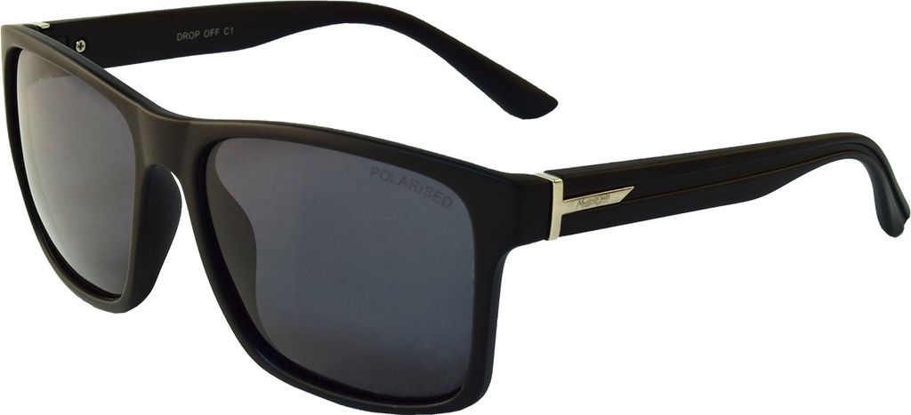 Mangrove Jacks Drop Off C1 Matte Black / Smoke Polarised Lenses