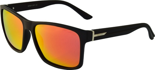 [9340457020970] Mangrove Jacks Drop Off C3 Matte Black / Black Red Revo Polarised Lenses