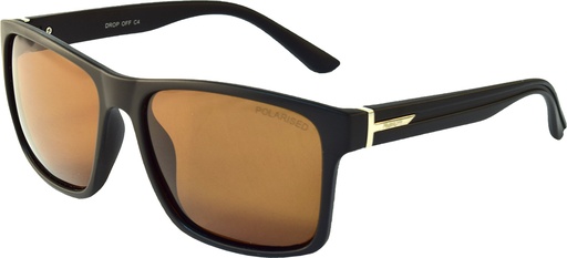 [9340457020987] Mangrove Jacks Drop Off C4 Matte Black / Brown Polarised Lenses