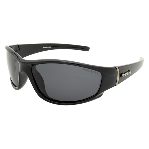 [9337217002017] Mangrove Jacks Firefox C1 Black / Smoke Polarised Lenses