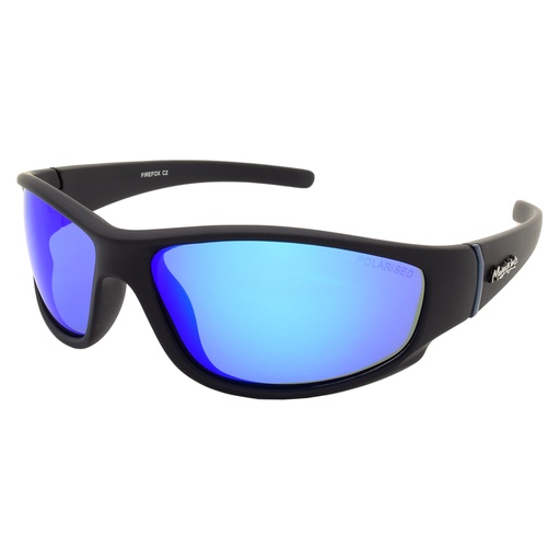[9337217002024] Mangrove Jacks Firefox C2 Black / Blue Revo Polarised Lenses