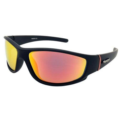[9337217002031] Mangrove Jacks Firefox C3 Black / Red Revo Polarised Lenses