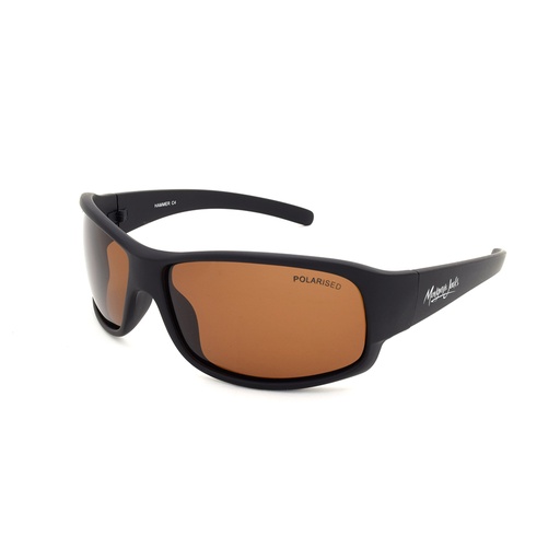 [9340457010865] Mangrove Jacks Hammer C4 Black / Brown Polarised Lenses