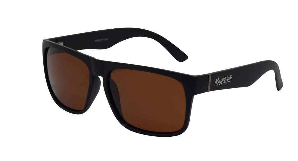 Mangrove Jacks Harley C4 Matte Black / Brown Polarised Lenses