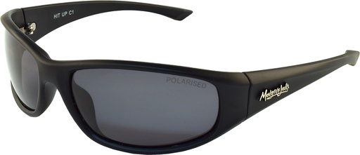 [9340457021007] Mangrove Jacks Hit Up C1 Matte Black / Smoke Polarised Lenses