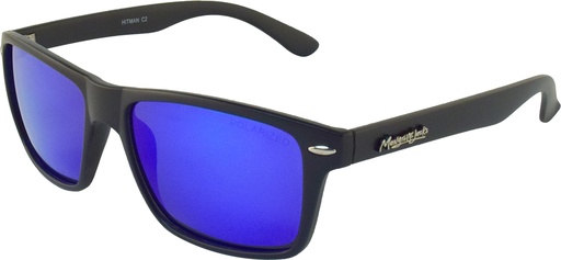 [9337217014454] Mangrove Jacks Hitman C2 Black / Blue Revo Polarised Lenses