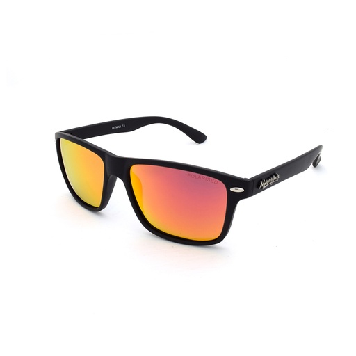 [9340457011855] Mangrove Jacks Hitman C3 Black / Red Revo Polarised Lenses