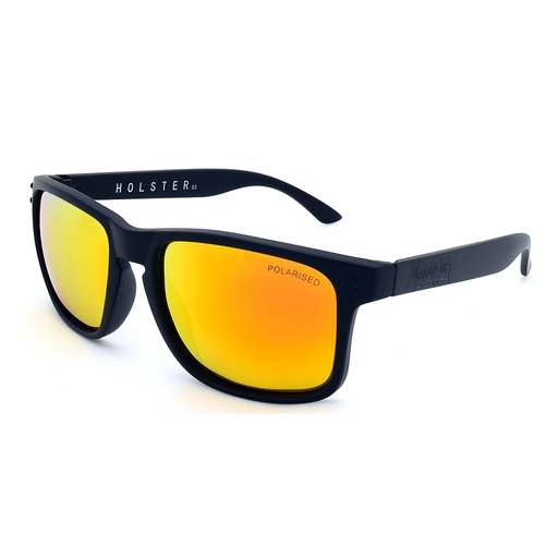 [9337217005698] Mangrove Jacks Holster C3 Matte Black / Red Revo Polarised Lenses