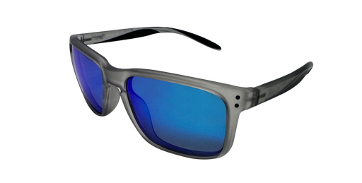 [9337217028529] Mangrove Jacks Holyhead C8 Matte Crystal Smoke / Smoke With Ice Blue Revo Polarised Lenses
