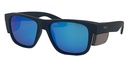 Mangrove Jacks Hot Fusion C2 Matte Black / Blue Revo Polarised Lenses