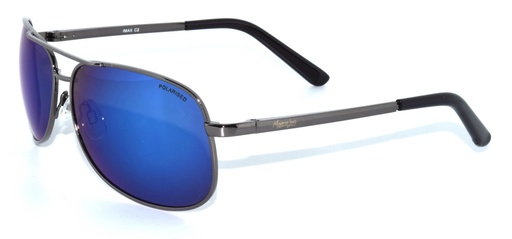 [9337217014072] Mangrove Jacks Imax C2 Dark Gunmetal / Blue Revo Polarised Lenses
