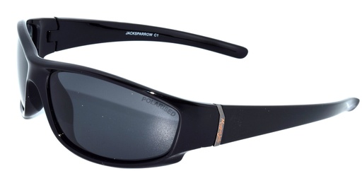 [9337217014522] Mangrove Jacks Jack Sparrow C1 Black / Smoke Polarised Lenses