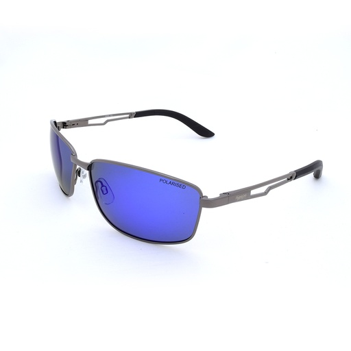 [9340457012265] Mangrove Jacks Keel C2 Gunmetal / Ice Blue Revo Polarised Lenses