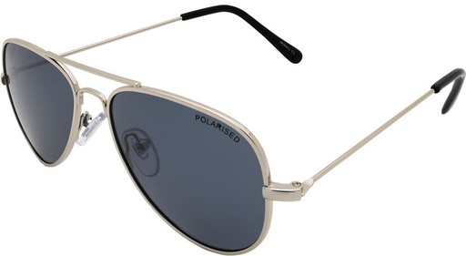 [9340457024930] Mangrove Jacks Kids MJK011 C1 Silver & Black / Smoke Polarised Lenses