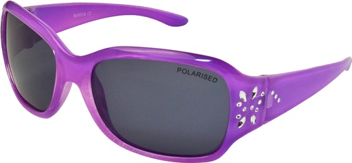 [9340457024510] Mangrove Jacks Kids MJK018 C2 Crystal Purple / Smoke Polarised Lenses