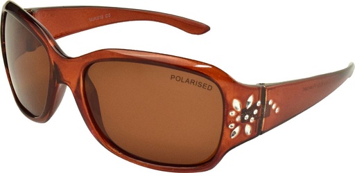 [9340457024534] Mangrove Jacks Kids MJK018 C5 Crystal Dark Brown / Brown Polarised Lenses