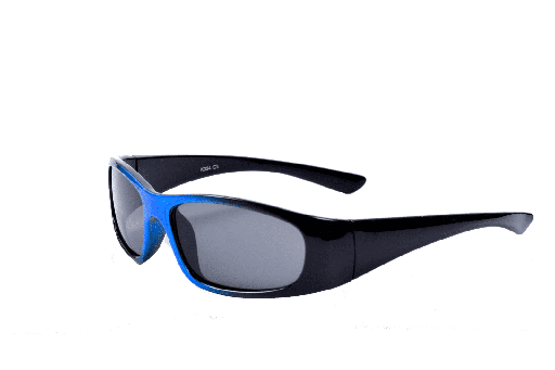 [9337217034056] Mangrove Jacks Kids MJK024 C3 Matte Black / Red Revo Polarised Lenses