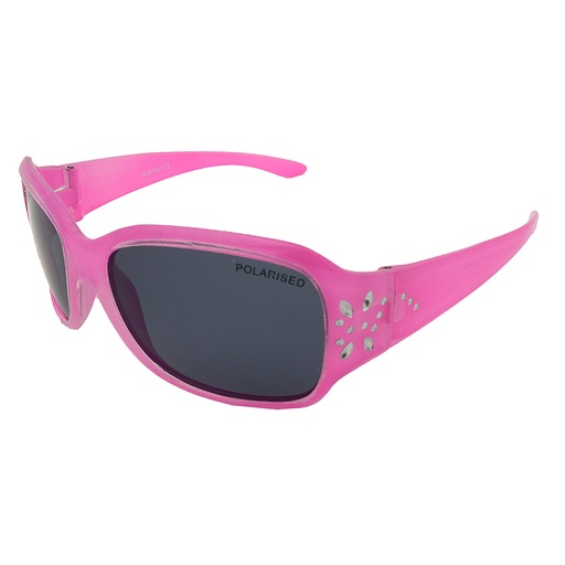 [9337217024606] Mangrove Jacks Kids MJK062 C3 Crystal Pink w Silver Butterfly / Smoke Polarised Lenses