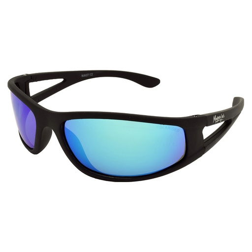 [9337217025269] Mangrove Jacks Kids MJK071 C2 Matte Black / Ice Blue Revo Polarised Lenses