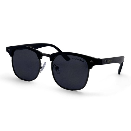 [9340457028594] Mangrove Jacks Kids MJK72 C1 Shiny Black w Gunmetal / Smoke Polarised Lenses
