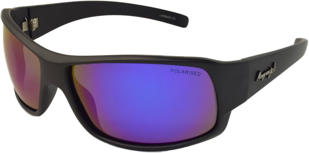 Mangrove Jacks Layback C2 Black / Blue Revo Polarised Lenses