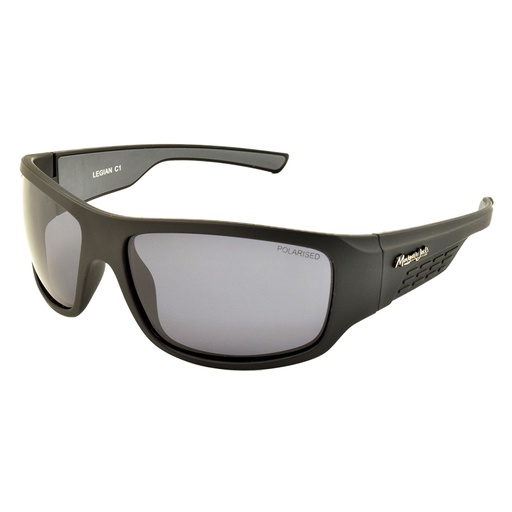 [9340457024664] Mangrove Jacks Legian C1 Matte Black / Smoke Polarised Lenses
