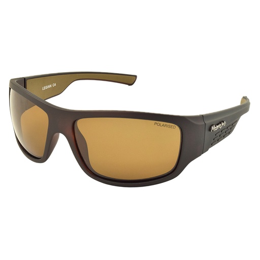 [9340457024671] Mangrove Jacks Legian C4 Matte Crystal Dark Brown / Brown Polarised Lenses