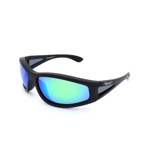 [9340457011244] Mangrove Jacks Life Jacket C11 Black / Green Revo Polarised Lenses
