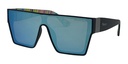 Mangrove Jacks Live and Let Live C8 Matte Black / Ice Blue Revo Polarised Lenses