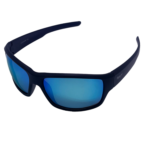 [9340457027146] Mangrove Jacks Lockhart C8 Matte Black / Smoke w Ice Blue Revo Polarised Lenses