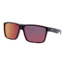 Mangrove Jacks Moonraker C3 Matte Black w Matte Crystal Red / Black Red Revo Mirror Polarised Lenses