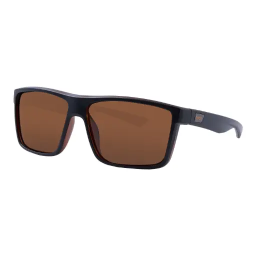 [9340457035684] Mangrove Jacks Moonraker C4 Matte Black w Matte Crystal Dark Brown / Brown Polarised Lenses