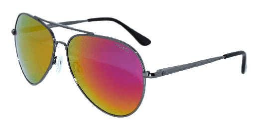[9340457012159] Mangrove Jacks Nautical C3 Gunmetal / Red Revo Polarised Lenses