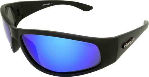 [9337217015086] Mangrove Jacks Navigator C2 Black / Blue Revo Polarised Lenses