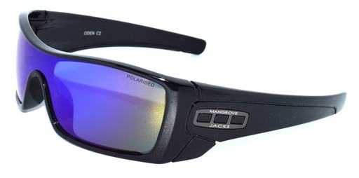[9340457013354] Mangrove Jacks Oden C2 Black / Blue Revo Polarised Lenses