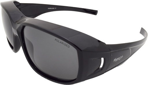 [9340457008169] Mangrove Jacks Overload C1 Black / Smoke Polarised Lenses