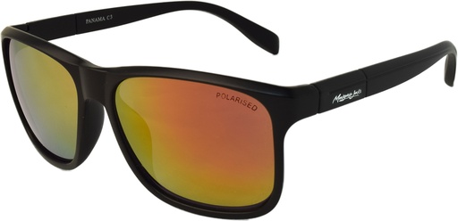[9340457015754] Mangrove Jacks Panama C3 Black / Red Revo Polarised Lenses