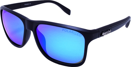 [9340457024763] Mangrove Jacks Panama C8 Black / Ice Blue Revo Polarised Lenses