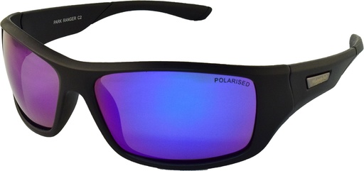 [9340457020314] Mangrove Jacks Park Ranger C2 Matte Black / Blue Revo Polarised Lenses