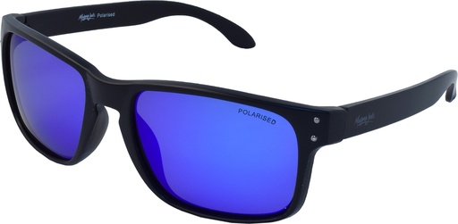 [9340457020413] Mangrove Jacks Parker C2 Matte Black / Blue Revo Polarised Lenses