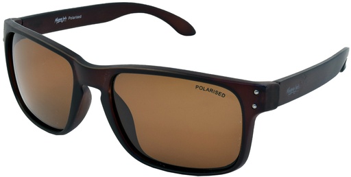 [9340457020437] Mangrove Jacks Parker C4 Matte Crystal Dark Brown / Brown Polarised Lenses