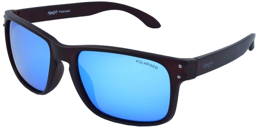 [9340457020444] Mangrove Jacks Parker C8 Matte Black / Ice Blue Revo Polarised Lenses