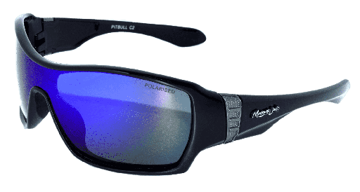 [9340457013460] Mangrove Jacks Pitbull C2 Black / Blue Revo Polarised Lenses