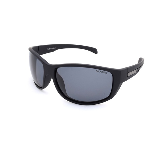 [9340457024633] Mangrove Jacks Plastered C1 Matte Black / Smoke Polarised Lenses