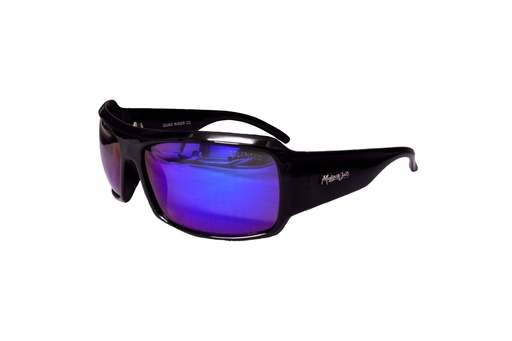 [9337217015635] Mangrove Jacks Quad Rider C2 Black / Blue Mirror Polarised Lenses