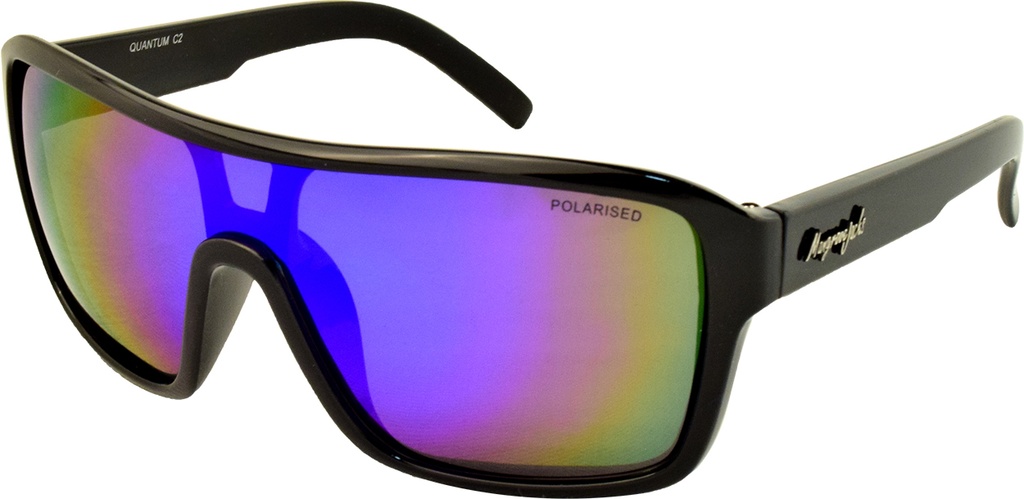 Mangrove Jacks Quantum C2 Black & Crystal Blue / Blue Revo Polarised Lenses
